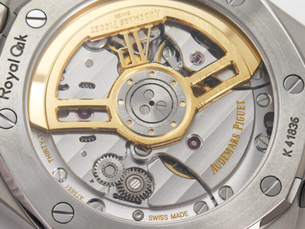 Royal Oak 41mm 15500 SS ZF 1:1 Best Edition Black Textured Dial on SS Bracelet SA4302 Super Clone V3 - Image 16