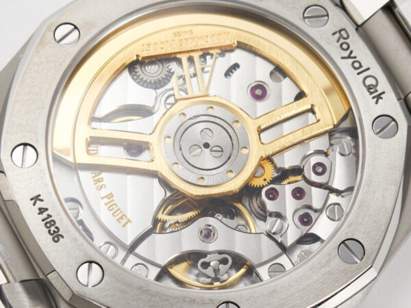 Royal Oak 41mm 15500 SS ZF 1:1 Best Edition Black Textured Dial on SS Bracelet SA4302 Super Clone V3 - Image 14
