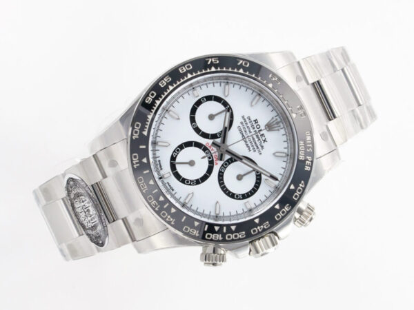 Daytona Panda 116500 Clean Factory 1:1 Best Edition 904L SS Case and Bracelet White Dial SH4131 - Image 8