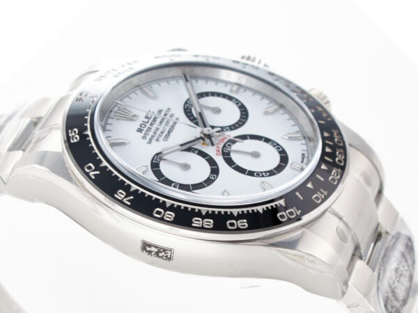 Daytona Panda 116500 Clean Factory 1:1 Best Edition 904L SS Case and Bracelet White Dial SH4131 - Image 9