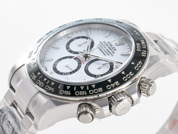Daytona Panda 116500 Clean Factory 1:1 Best Edition 904L SS Case and Bracelet White Dial SH4131 - Image 6