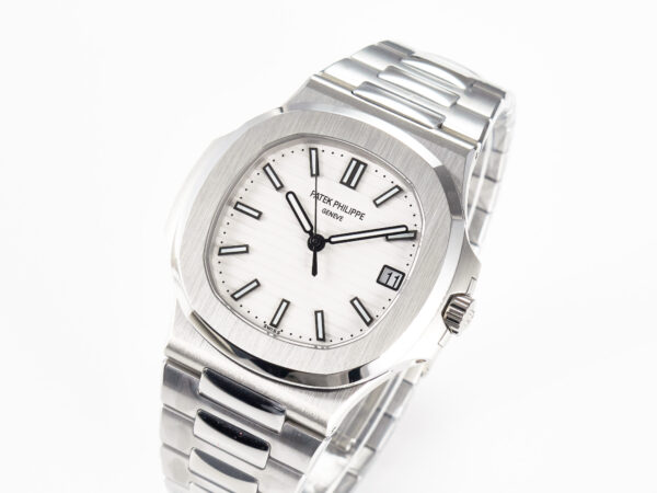 Nautilus 5711 3KF 1:1 Best Edition White Dial on SS Bracelet A324 Super Clone V2 - Image 3