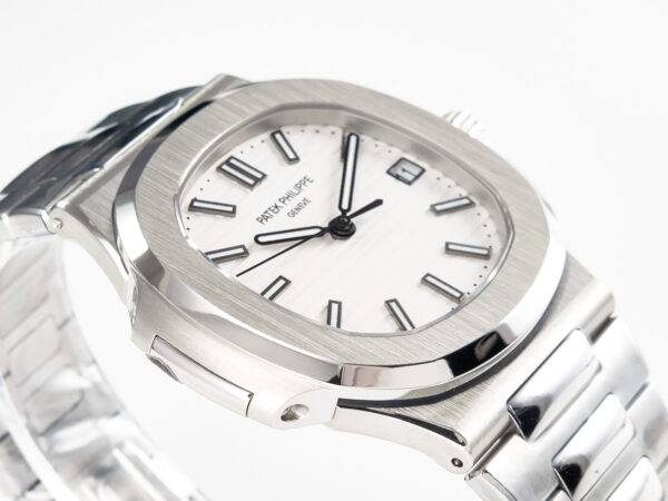 Nautilus 5711 3KF 1:1 Best Edition White Dial on SS Bracelet A324 Super Clone V2 - Image 6