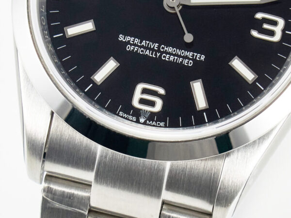 Explorer 36 904L Steel VSF 1:1 Best Edition Black Dial on SS Bracelet SW200 - Image 12