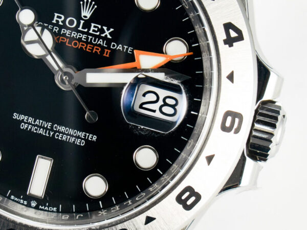 Explorer II 42mm 226570 904L SS VSF 1:1 Best Edition Black Dial on Bracelet DD3285 CHS - Image 15
