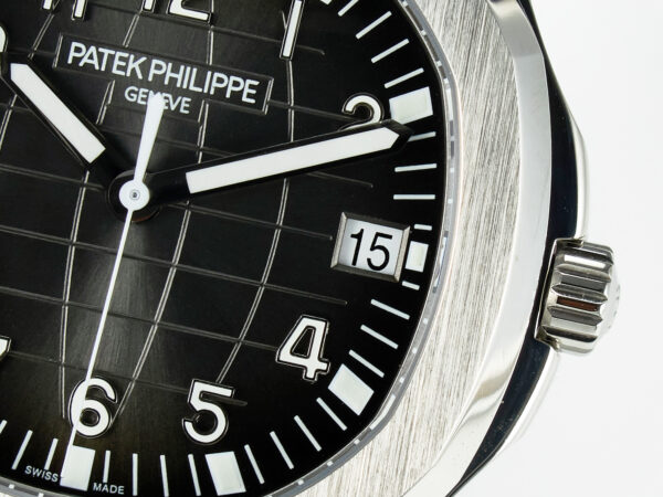 Aquanaut 5167A SS ZF 1:1 Best Edition Black Dial on Black Rubber Strap A324 Super Clone（New clasp） - Image 10
