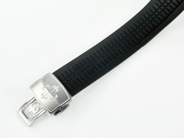 Aquanaut 5167A SS ZF 1:1 Best Edition Black Dial on Black Rubber Strap A324 Super Clone（New clasp） - Image 23
