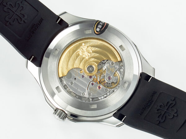 Aquanaut 5167A SS ZF 1:1 Best Edition Black Dial on Black Rubber Strap A324 Super Clone（New clasp） - Image 16