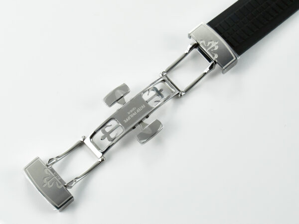 Aquanaut 5167A SS ZF 1:1 Best Edition Black Dial on Black Rubber Strap A324 Super Clone（New clasp） - Image 27