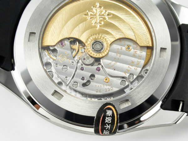 Aquanaut 5167A SS ZF 1:1 Best Edition Black Dial on Black Rubber Strap A324 Super Clone（New clasp） - Image 19