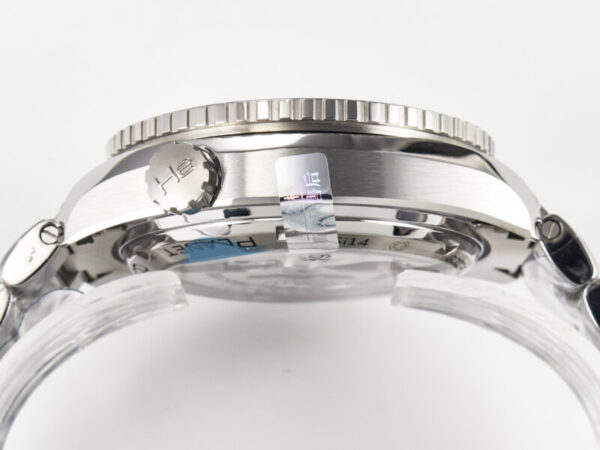 Planet Ocean 600M Co-Axial GMT 43.5mm VSF 1:1 Best Edition Blue Dial Blue Ceramic Bezel on SS Bracelet A8605 Super Clone - Image 13